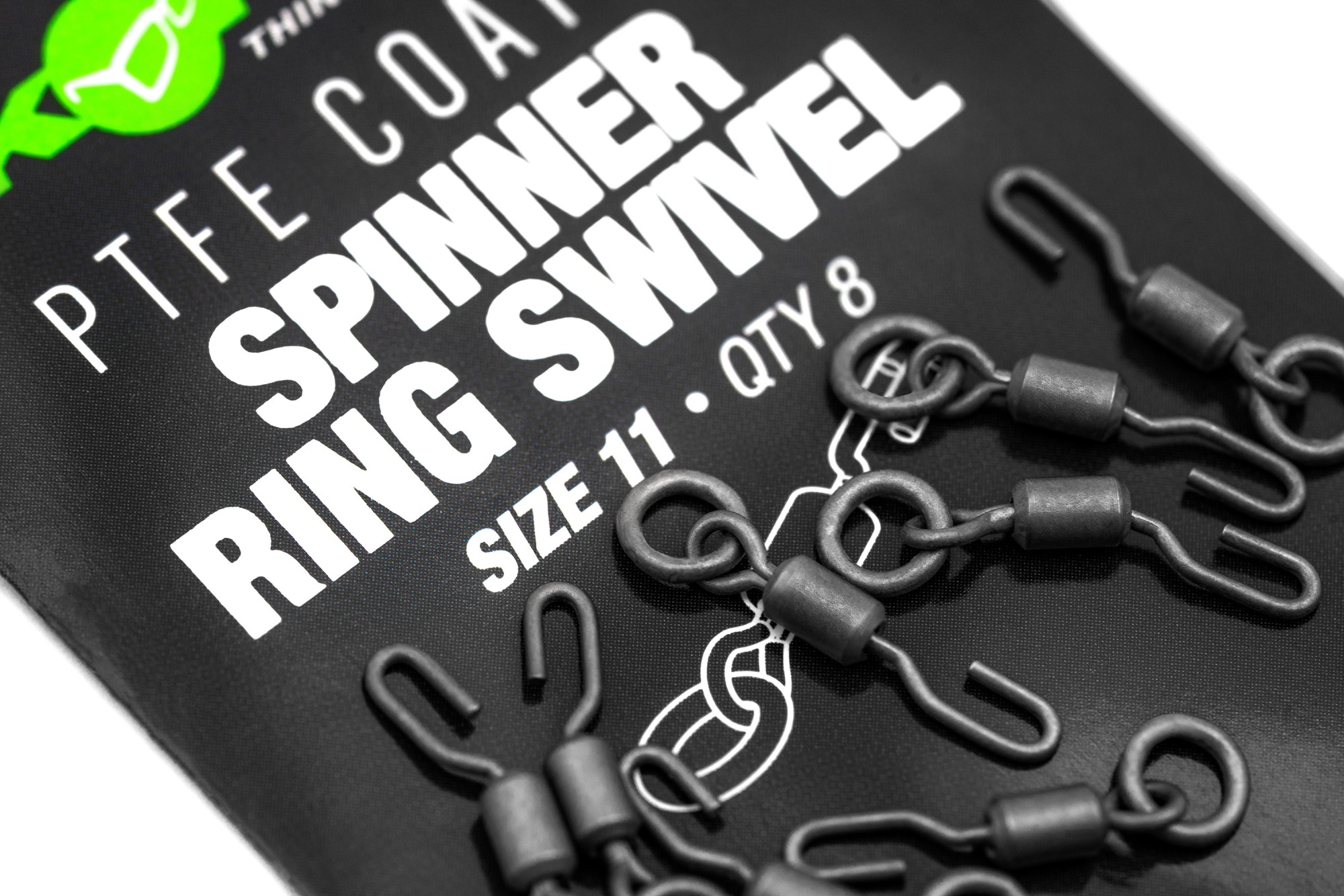 PTFE Spinner Ring Swivels Size 11 (8pcs) 