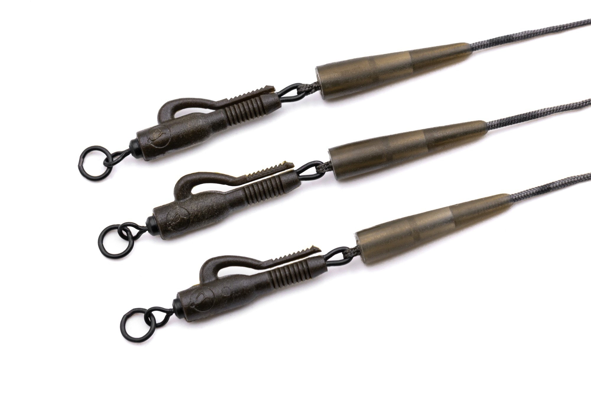 Leadcore Leader Lead Clip Gravel 3 per pack - 1 m