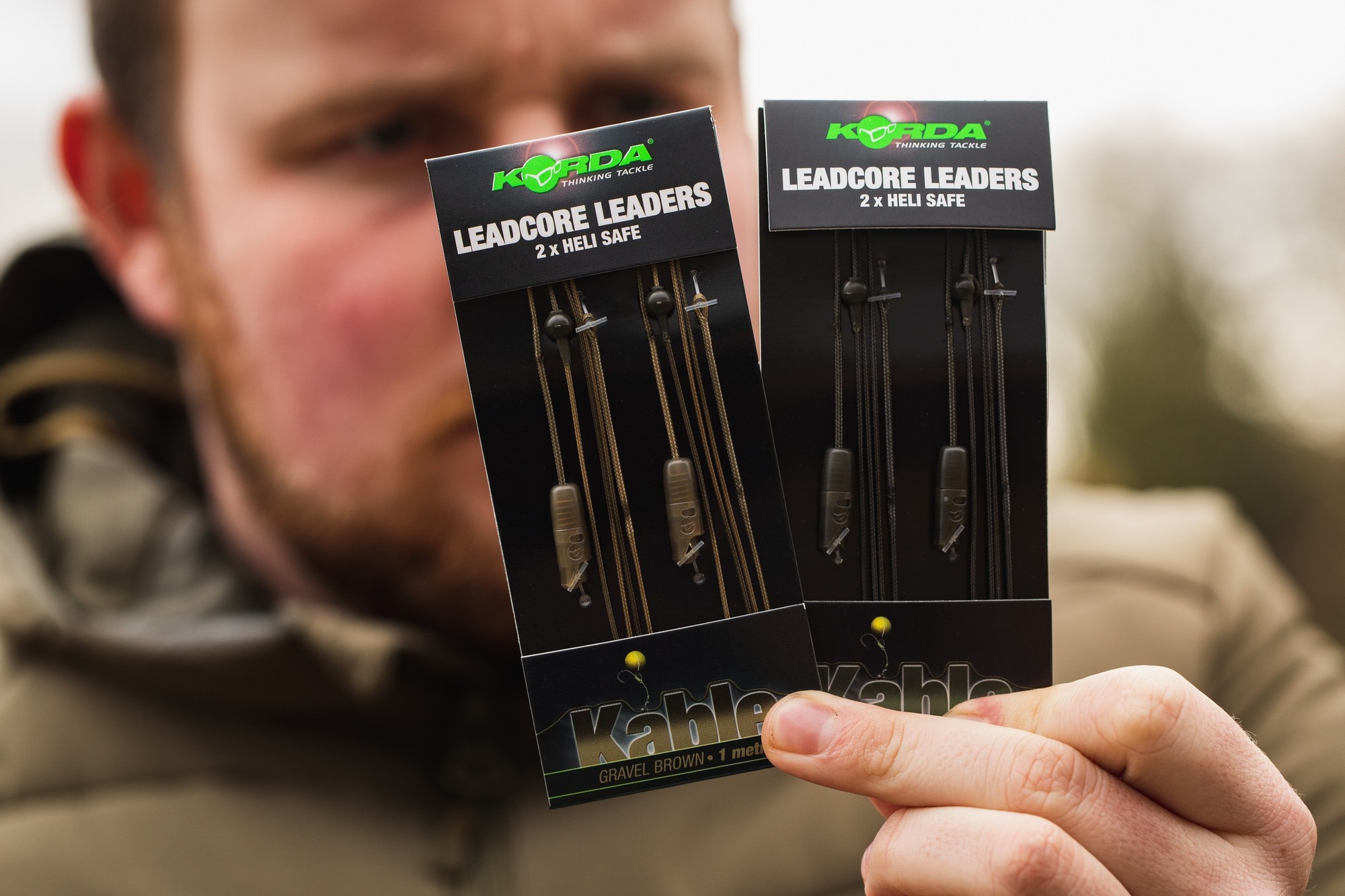 Leadcore leader Heli Safe Gravel 1m, 2 per pack 