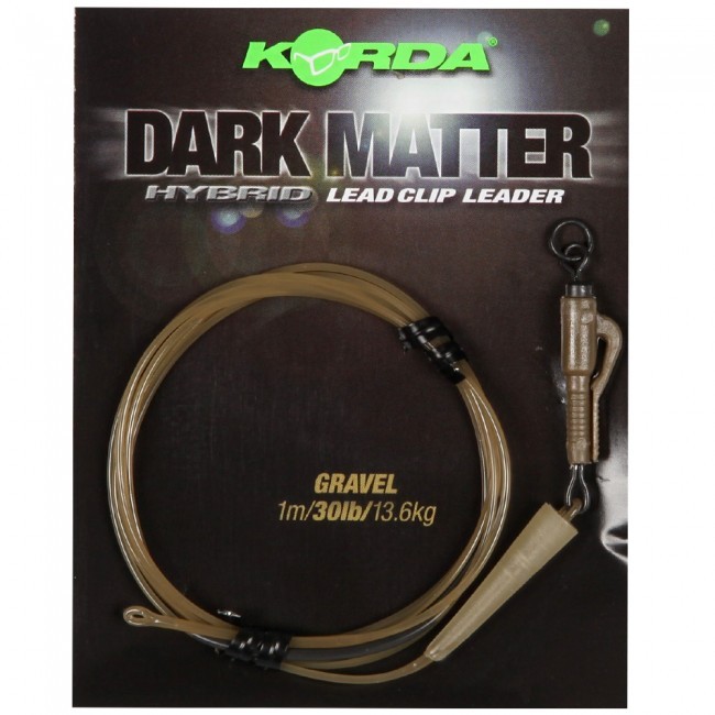 Dark Matter Leader Hybrid Lead Clip Clay Brown 40lb - 1m
