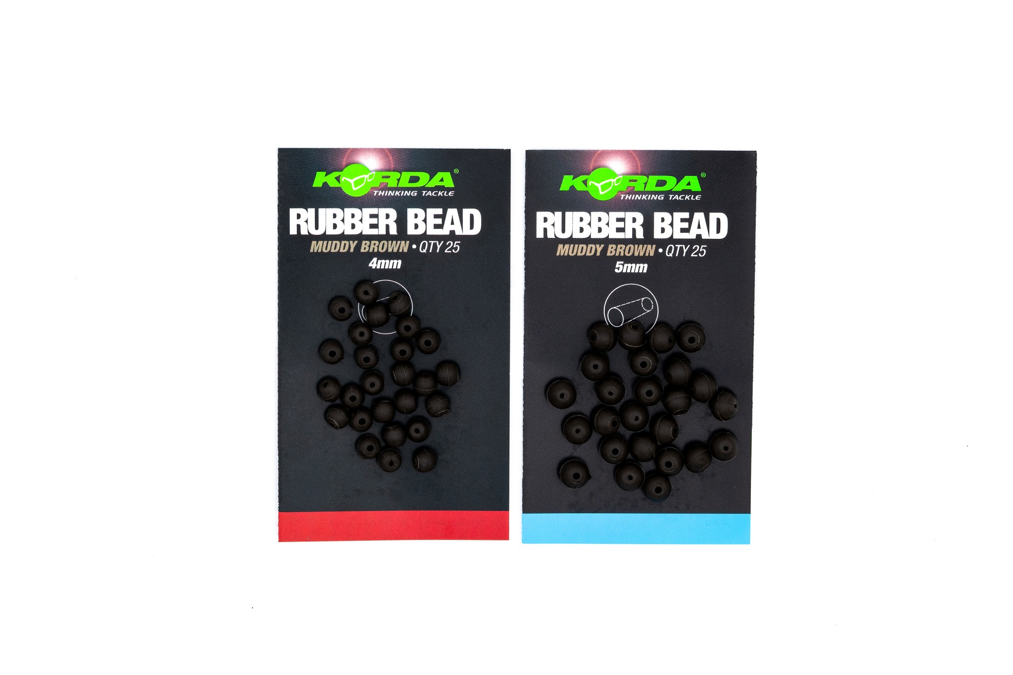 5mm Rubber Bead Brown