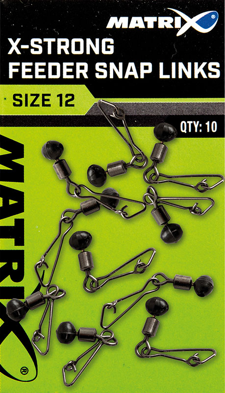 Matrix X-Strong Feeder Snap Links Size 10 x 10