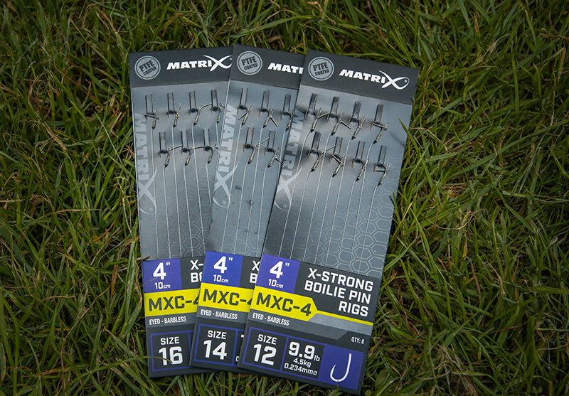 MXC-4 Size 16 Barbless / 0.18mm / 4" (10cm) / X-Strong Boilie Pin - 8pcs