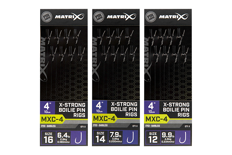 MXC-4 Size 14 Barbless / 0.20mm / 4" (10cm) / X-Strong Boilie Pin - 8pcs
