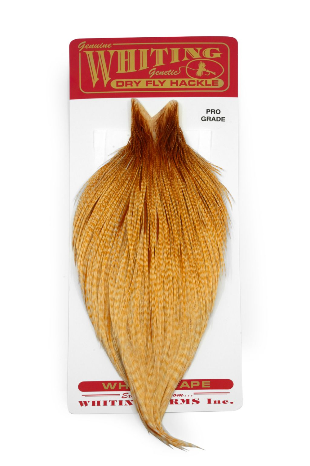 Whiting Pro Grade Cape Grizzly dyed Olive