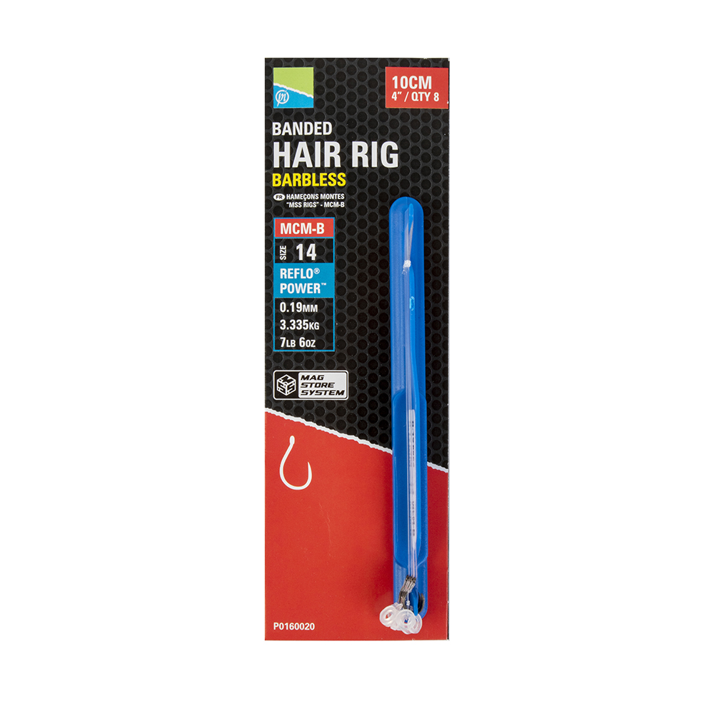 MCM-B BANDED MAG STORE HOOKLENGTHS - 10CM/4" - 14 MCM-B