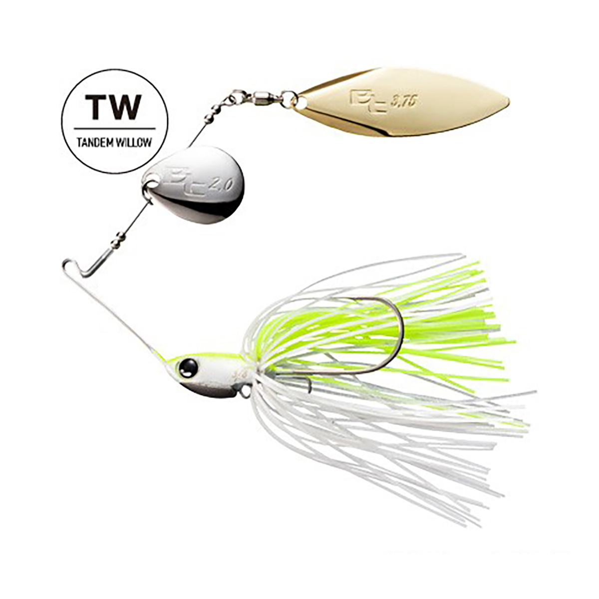Lure Bantam Swagy TW -1/2oz Chart White