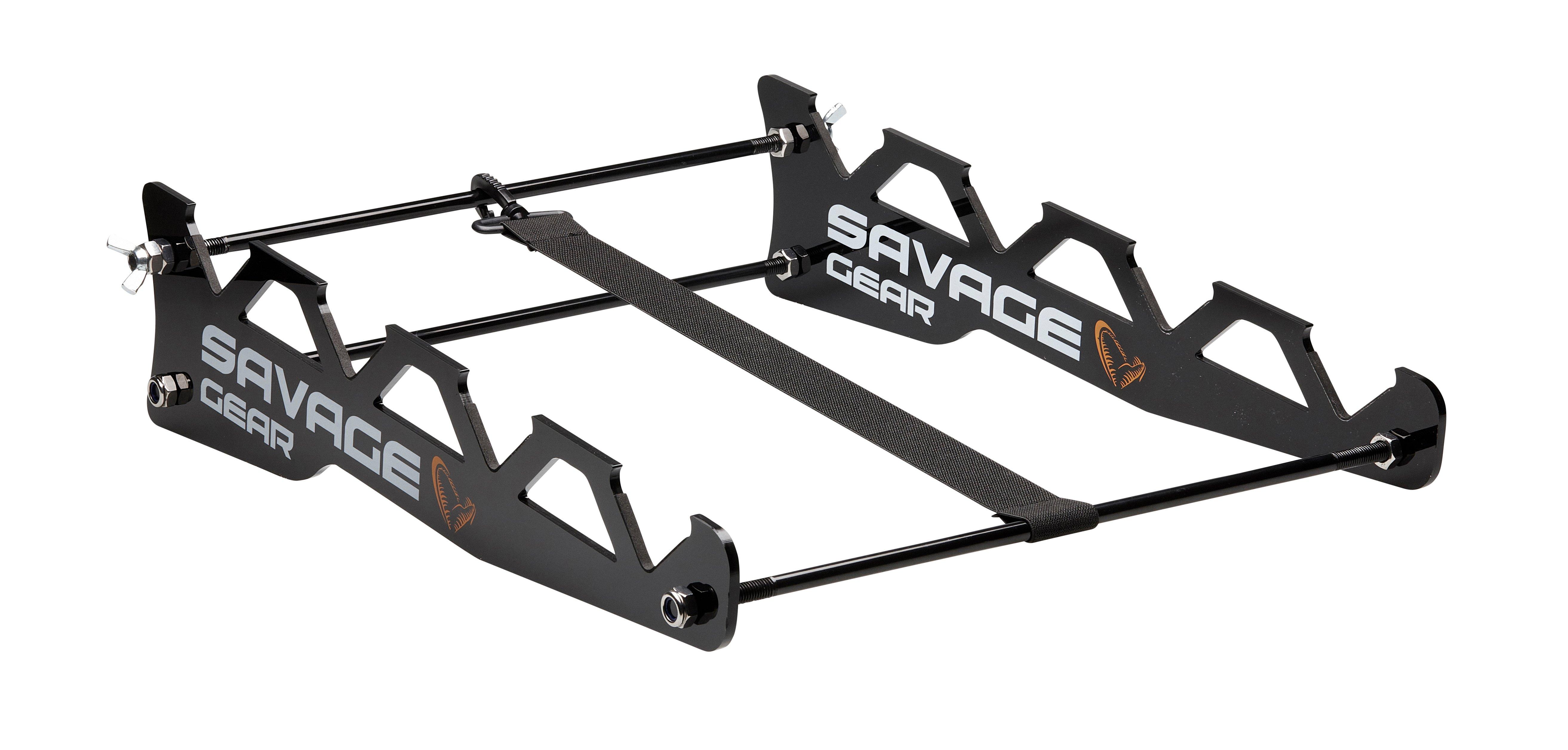 Savage Gear Belly Boat BELLY BOAT ROD STATION BLACK 4 RODS