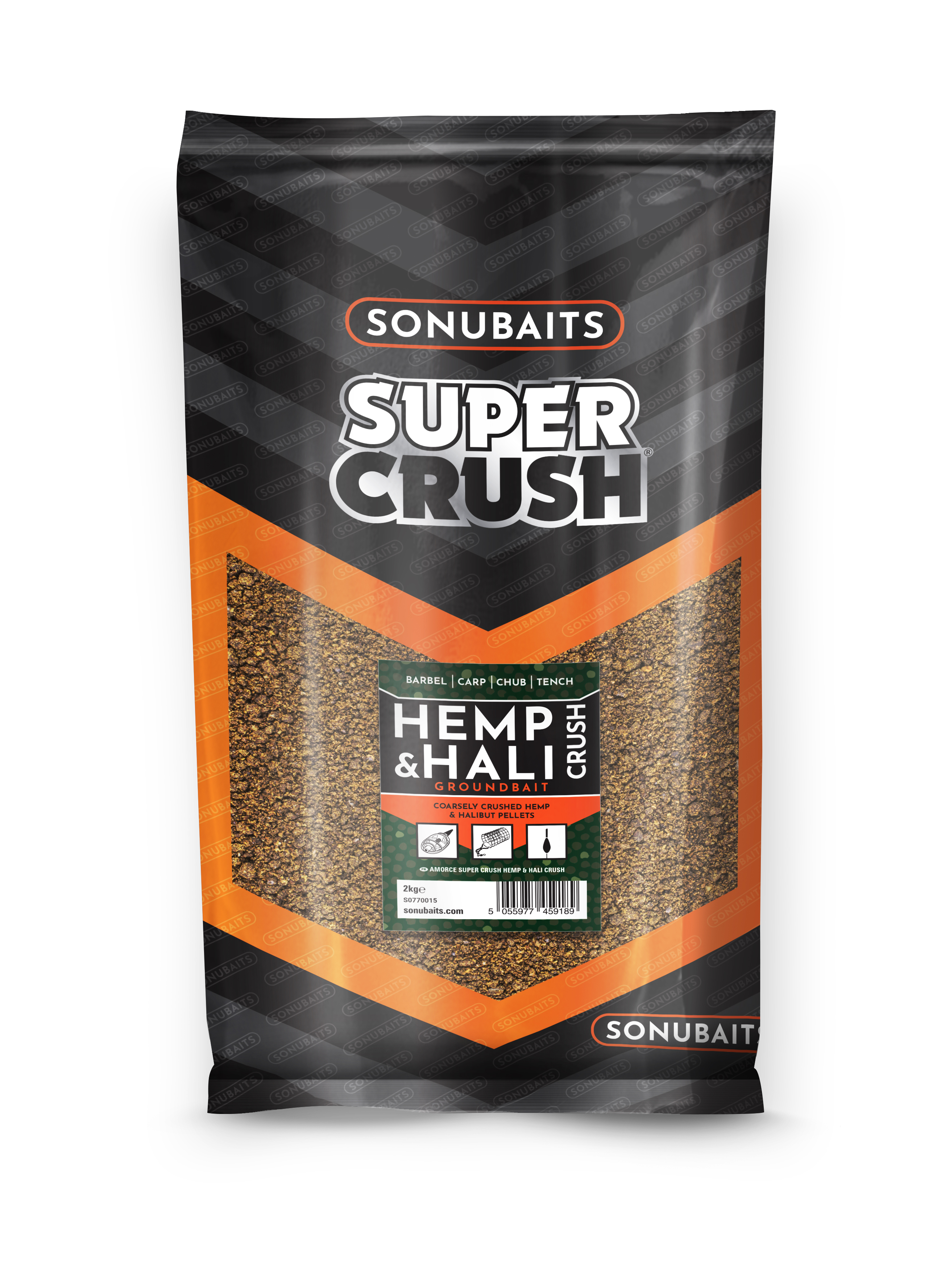SONU SUPERCRUSH HEMP & HALI GROUNDBAIT (2KG)