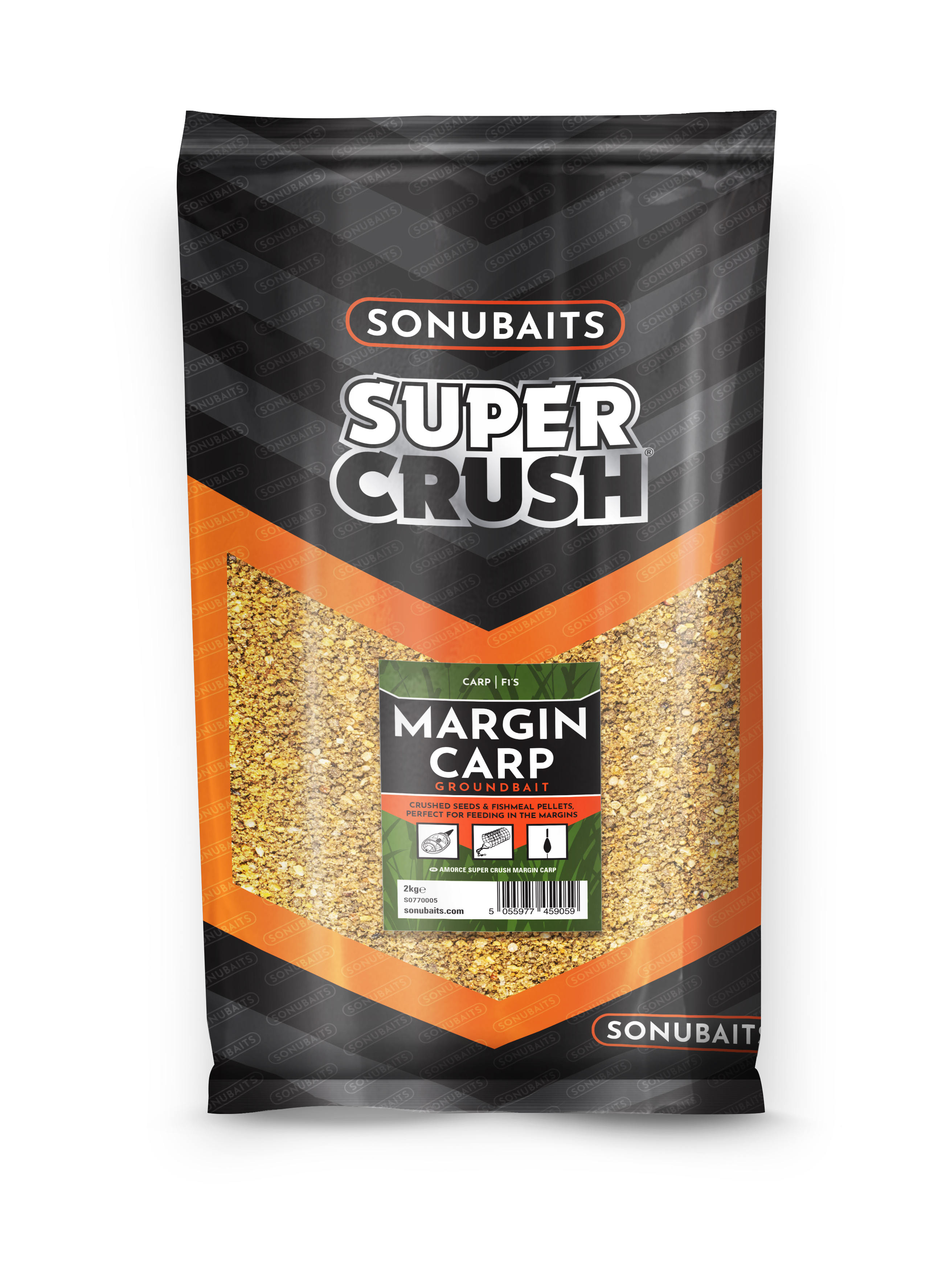 SONU SUPERCRUSH MARGIN CARP GROUNDBAIT (2KG)