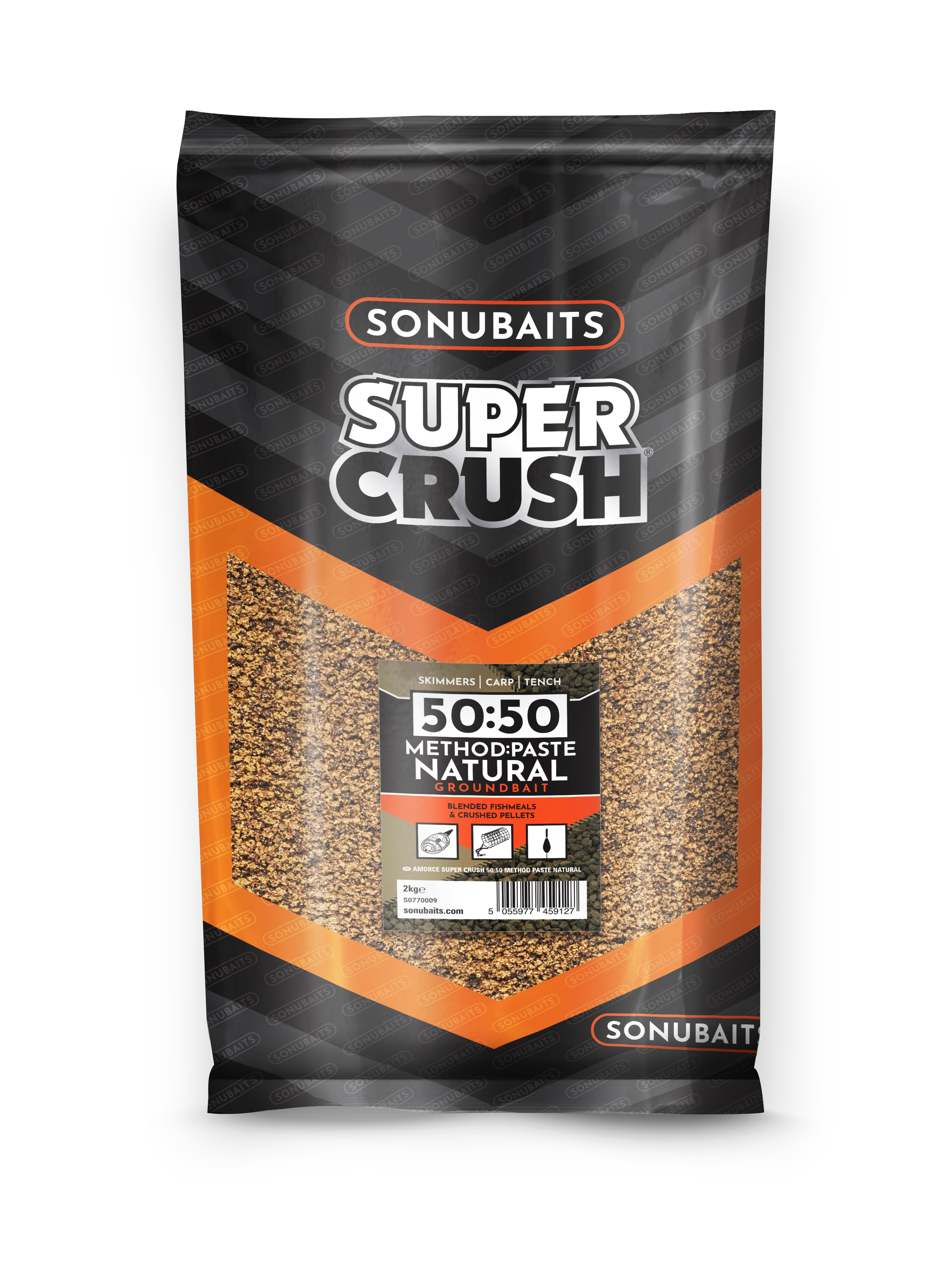 SONU 50:50 METHOD & PASTE NATURAL GROUNDBAIT (2KG)