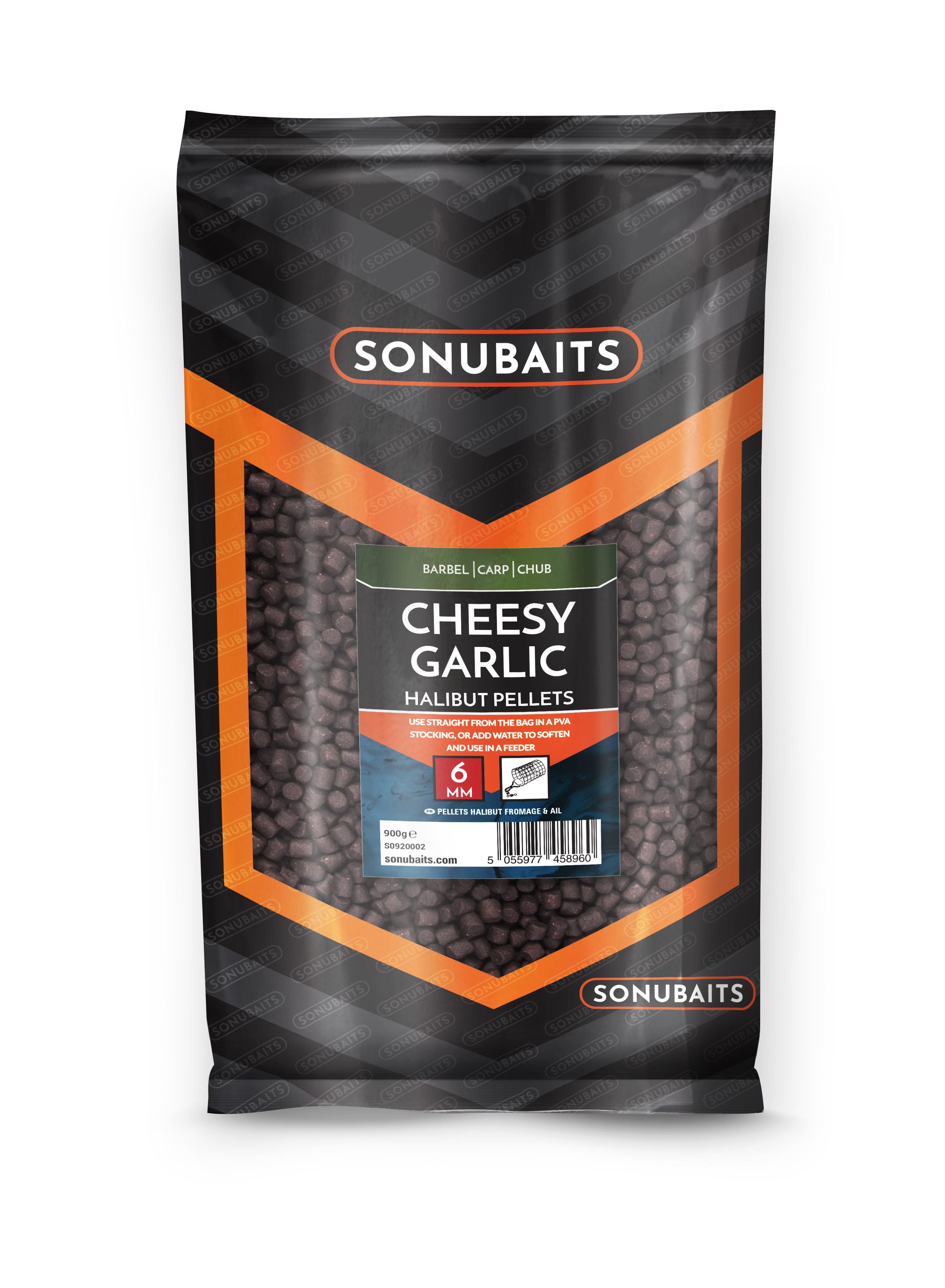 CHEESY GARLIC HALIBUT PELLETS - 6MM (900gr)