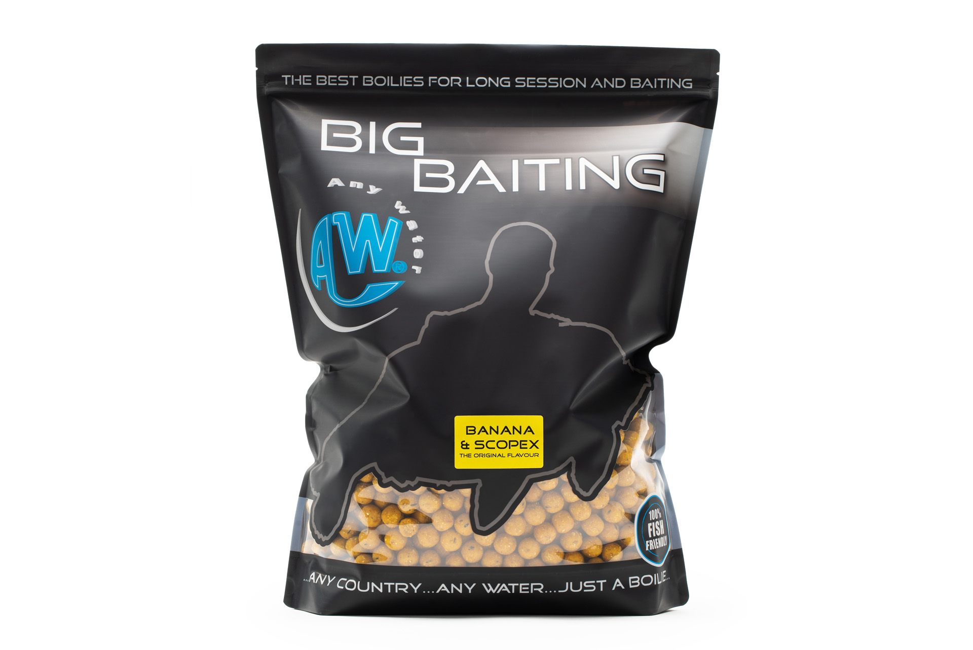 BIG BAITING BOILIES - BANANA & SCOPEX - 16 mm