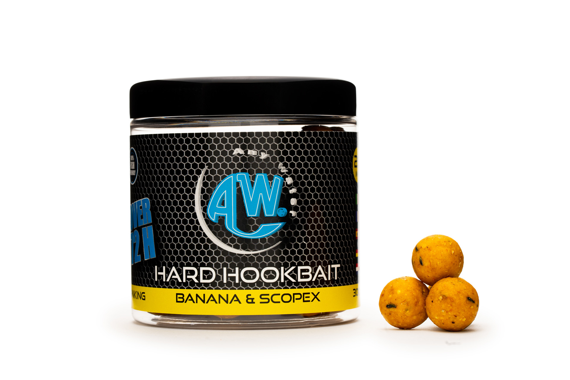 HARD HOOKBAIT BOILIES - BANANA & SCOPEX - 20 mm
