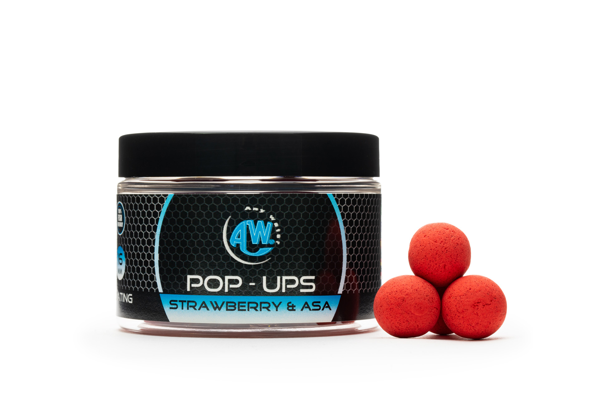 POP UPS BOILIES - STRAWBERRY & ASAFOETIDA - 20 mm