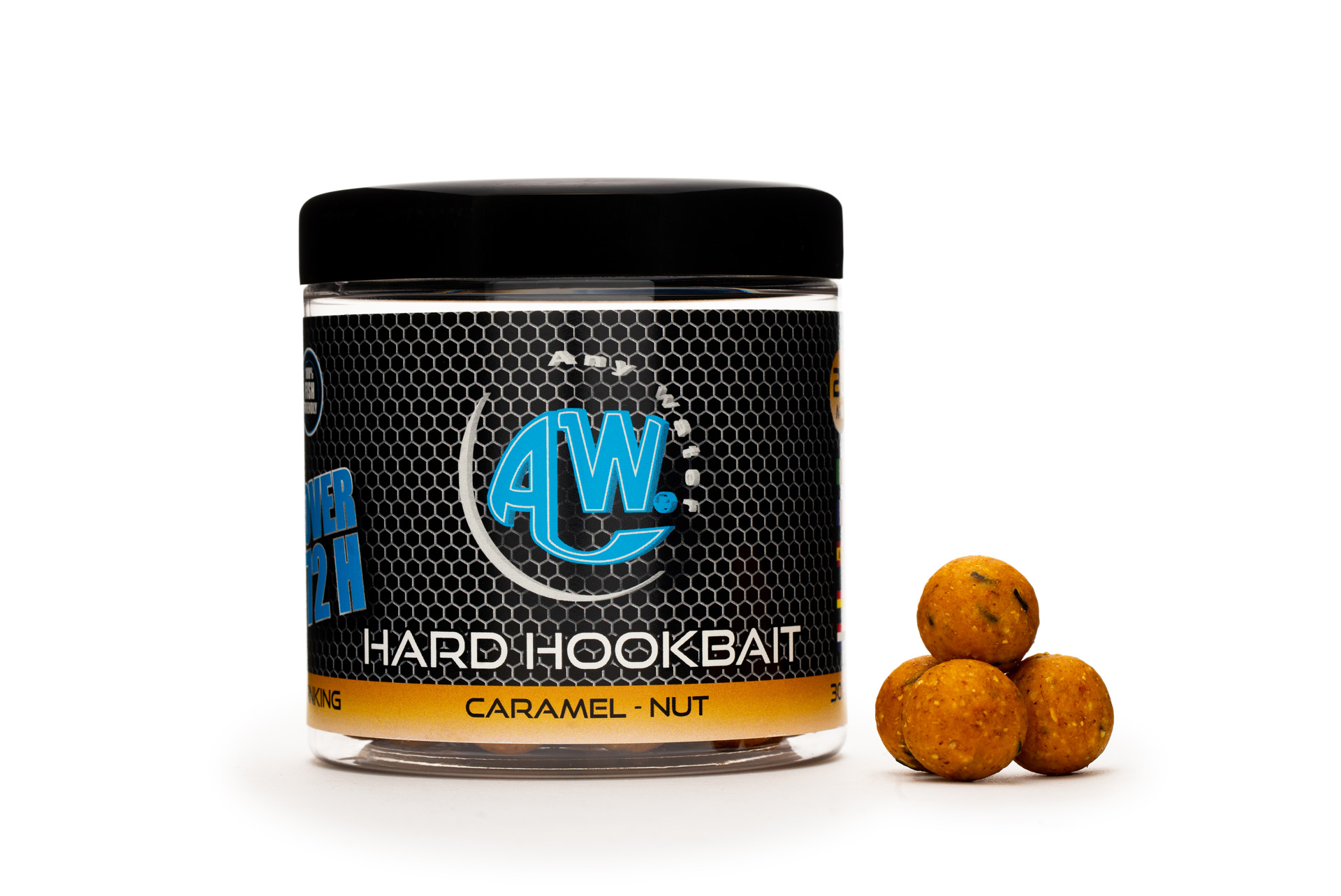 HARD HOOKBAIT BOILIES - CARAMEL NUT - 20 mm