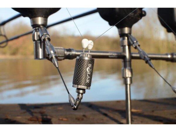 CARBON INDICATOR HEAD - LARGE WITH STAINLESS HANGA BALL LINE CLIP
