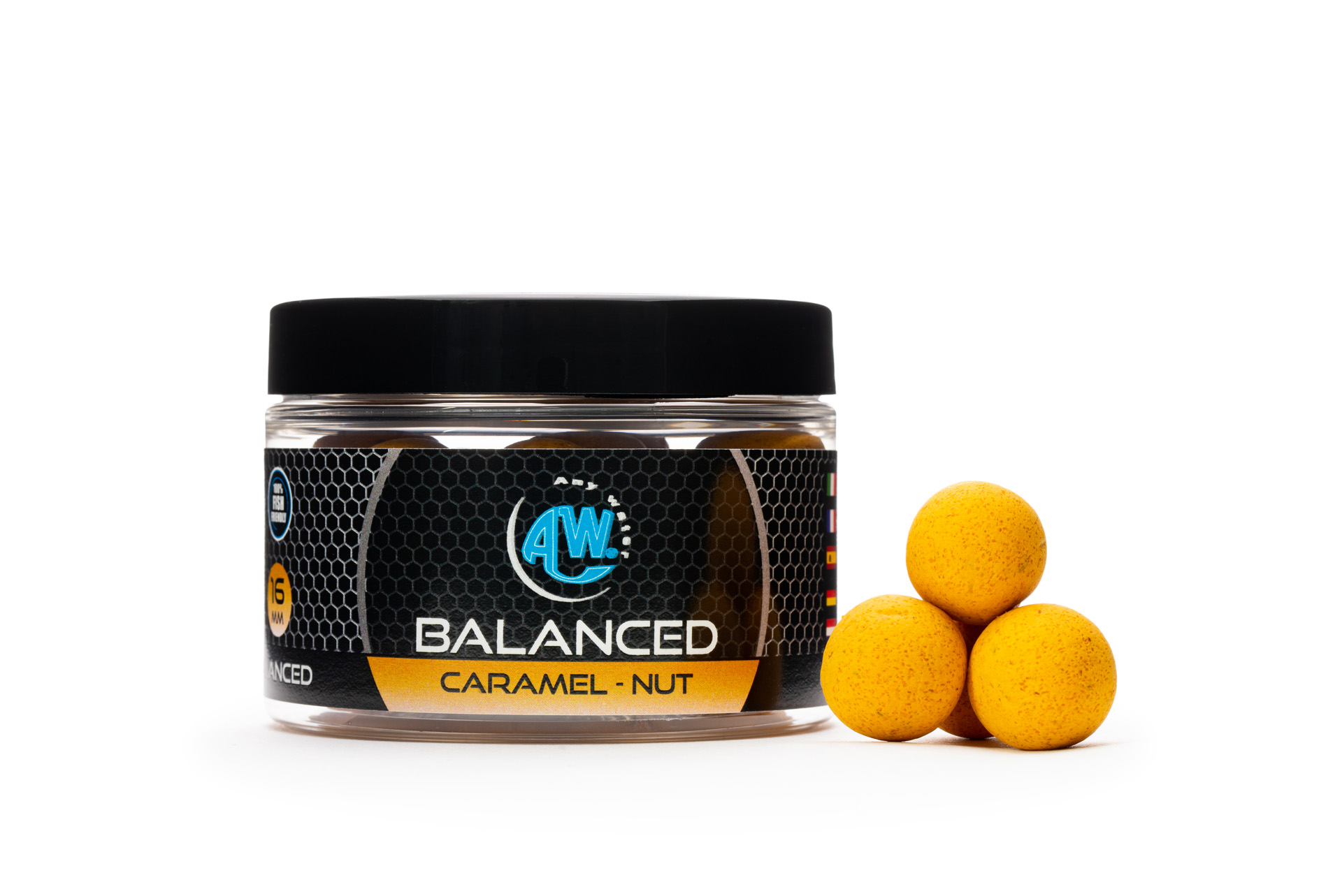 BALANCED BOILIES - CARAMEL NUT - 16 mm