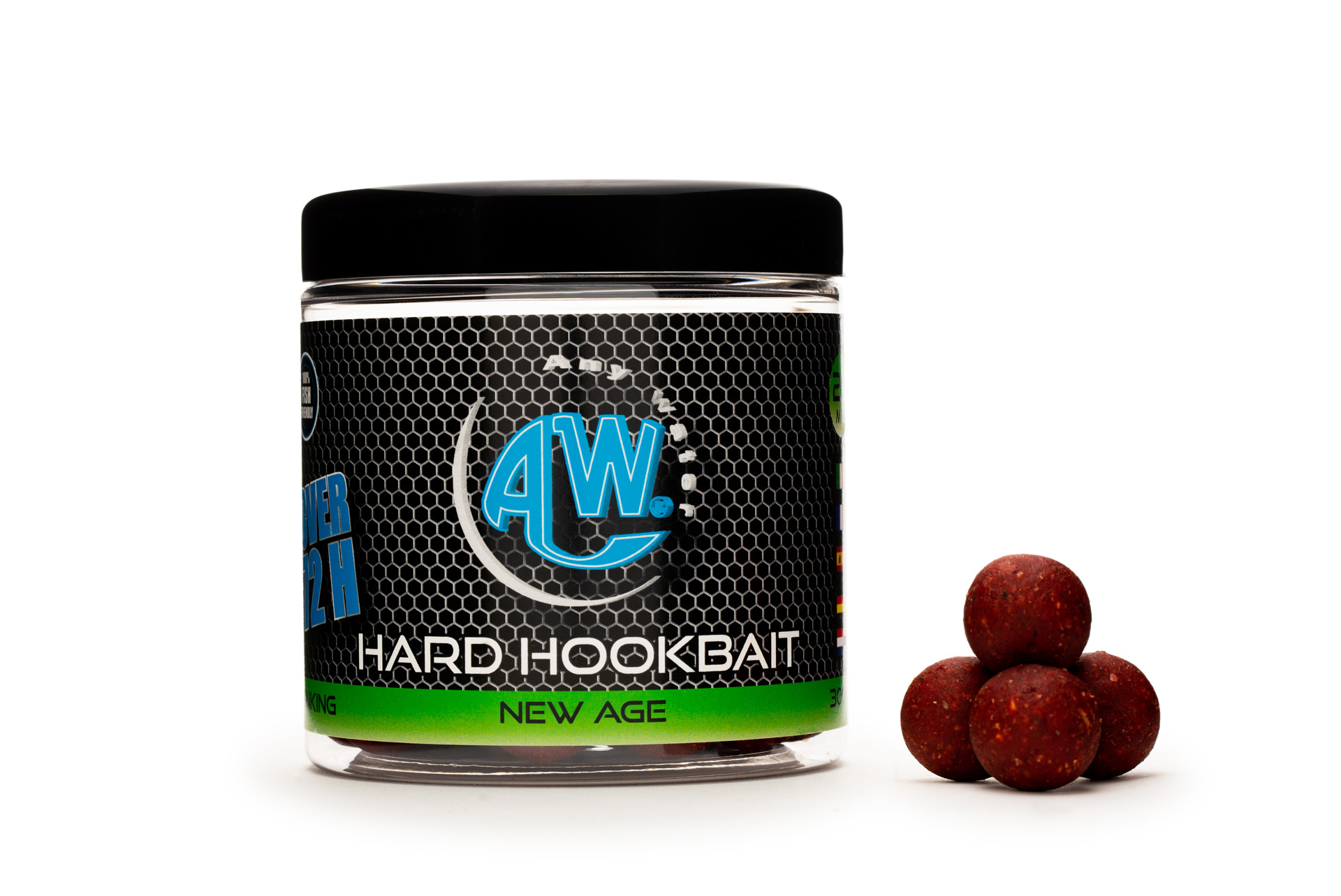 HARD HOOKBAIT BOILIES - NEW AGE (tuna crab spice) - 20 mm