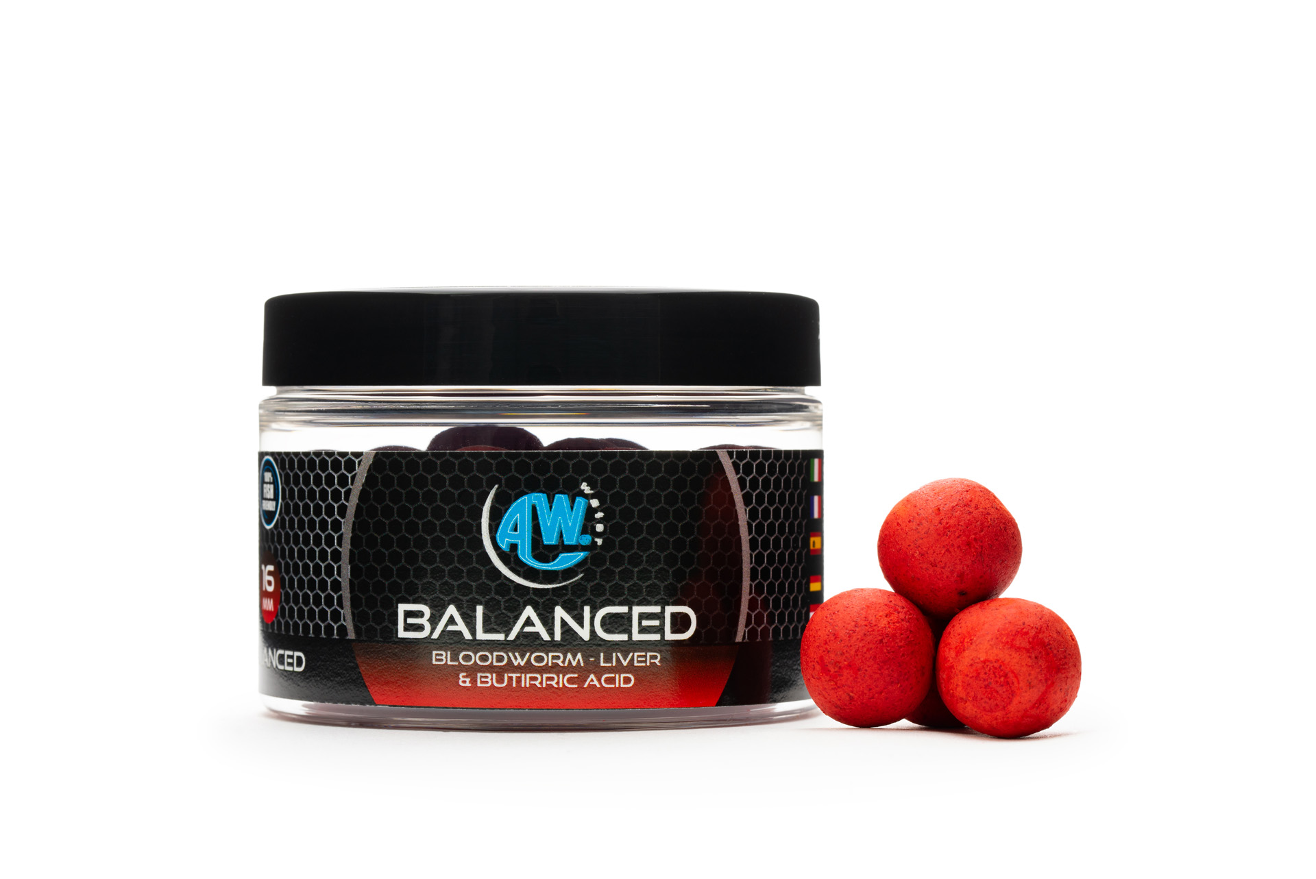 BALANCED BOILIES - B.L.B.  (bloodworm - liver & butirric acid) - 25 mm