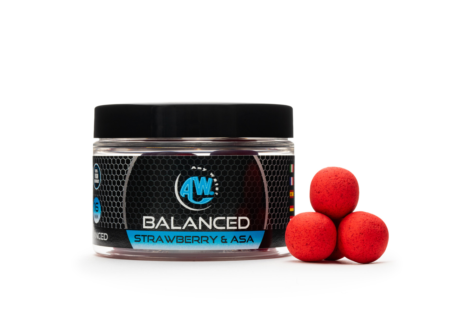 BALANCED BOILIES - STRAWBERRY & ASAFOETIDA - 25 mm