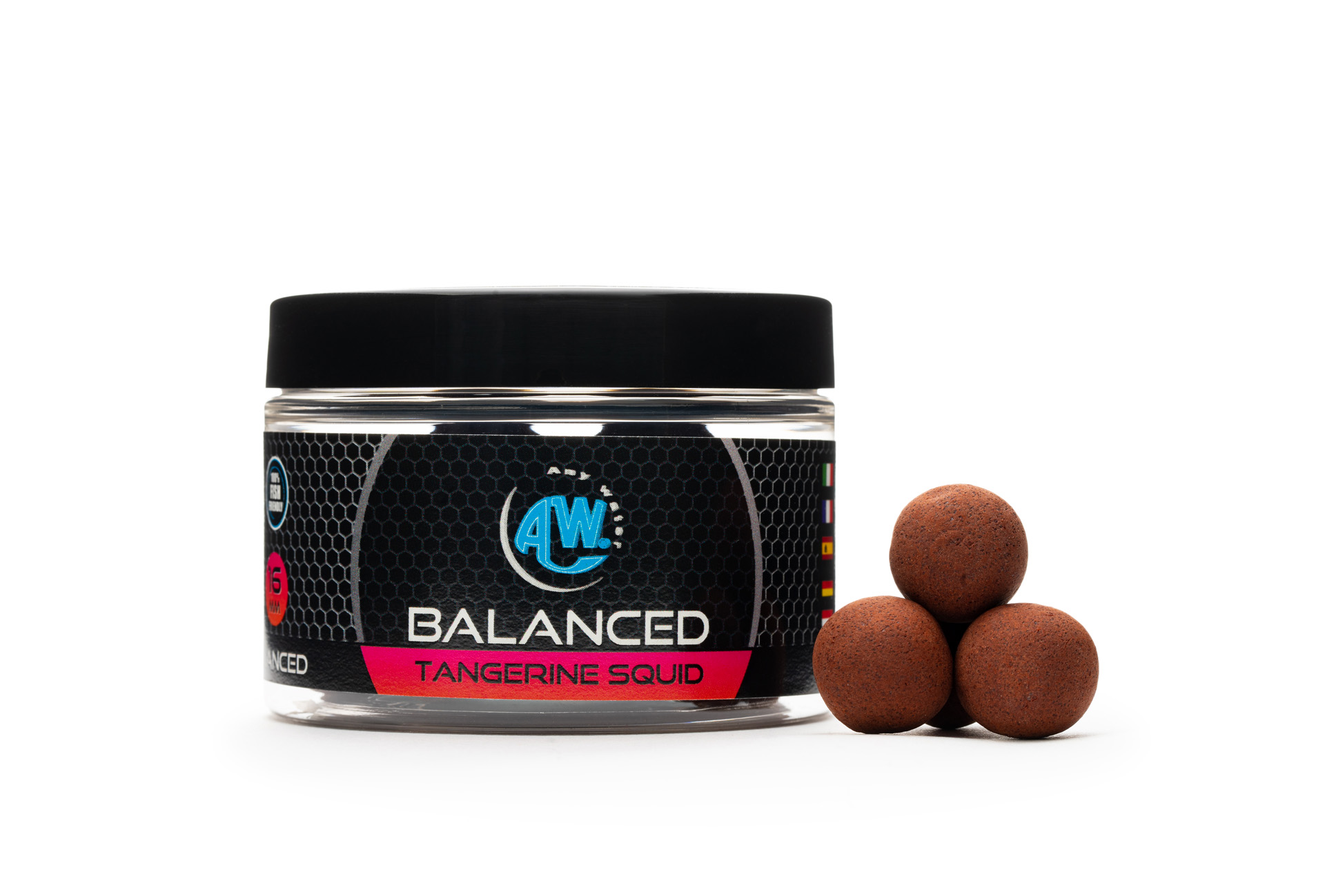 BALANCED BOILIES - TANGERINE SQUID - 20 mm