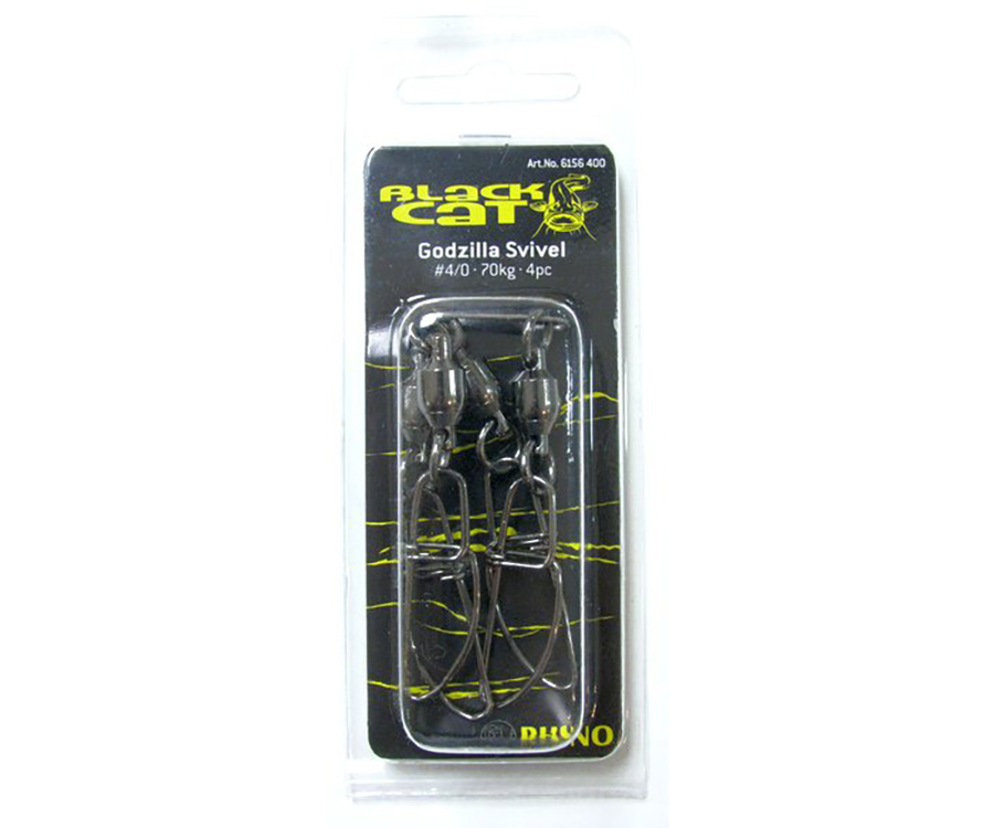 72mm Black Cat Godzilla Swivel 4/0 4pcs