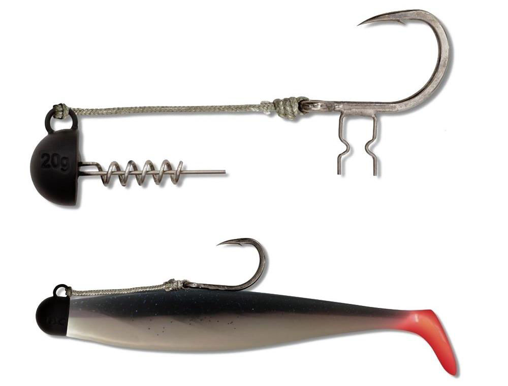50g Black Cat Shad Claw Rig 1pcs