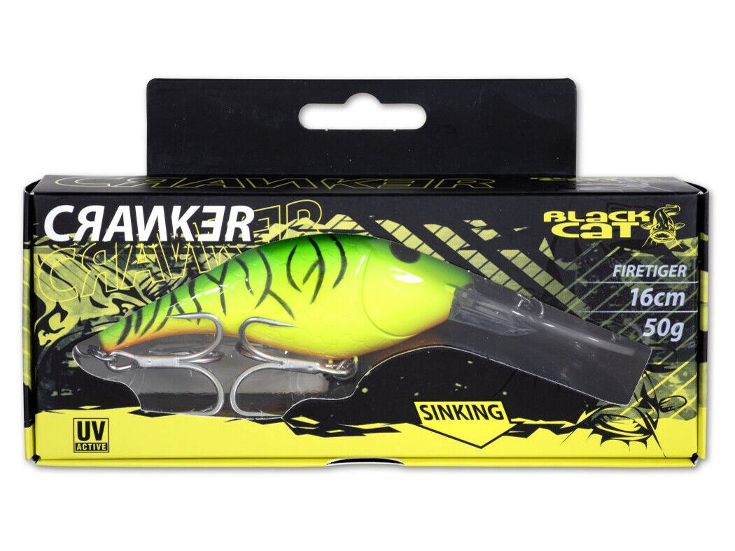 50g 16cm firetiger Black Cat Cranker