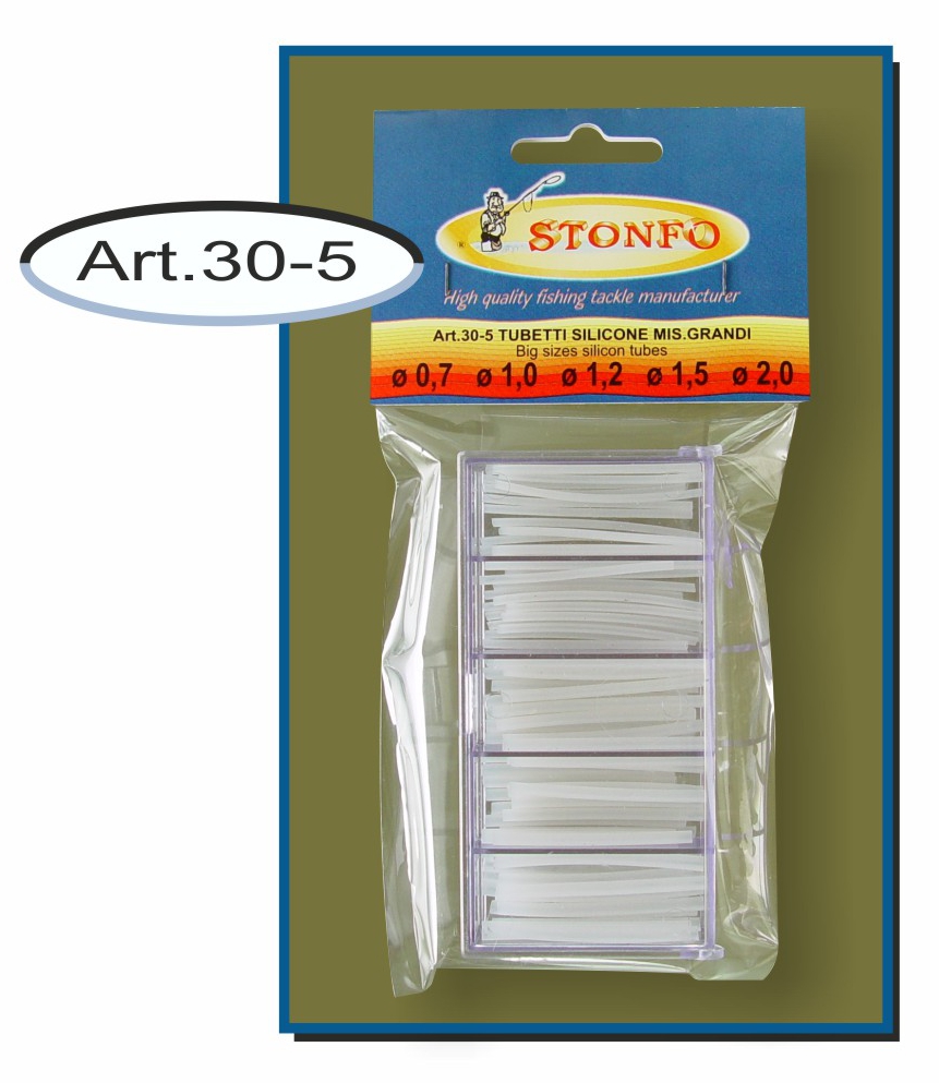 TUBETTI SILICONE IN SCATOLINA mis.grande - Box clear silicon tube   0,7-1,0-1,2-1,5-2,0