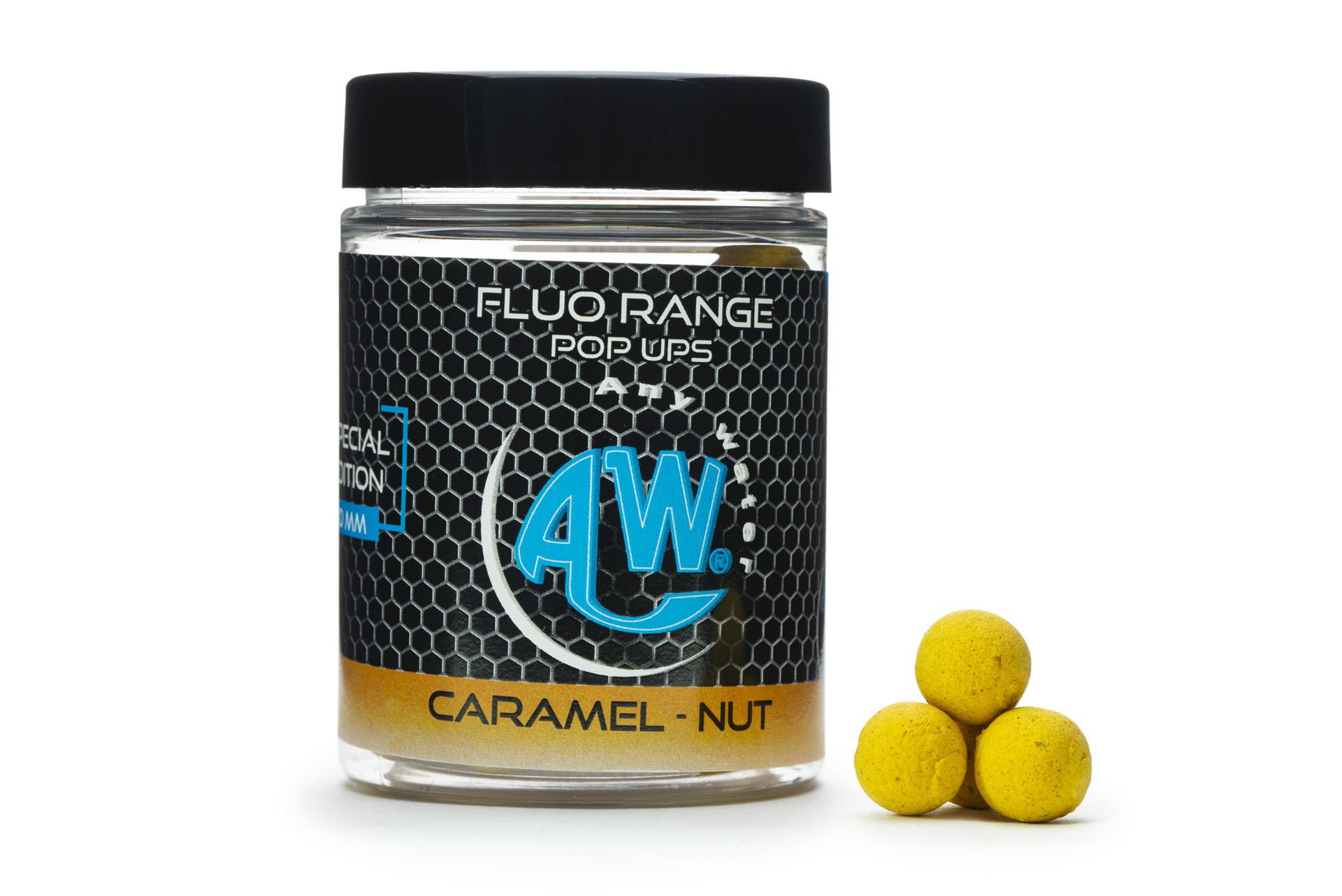 MINI FLUO RANGE POP UPS - CARAMEL NUT  10 MM