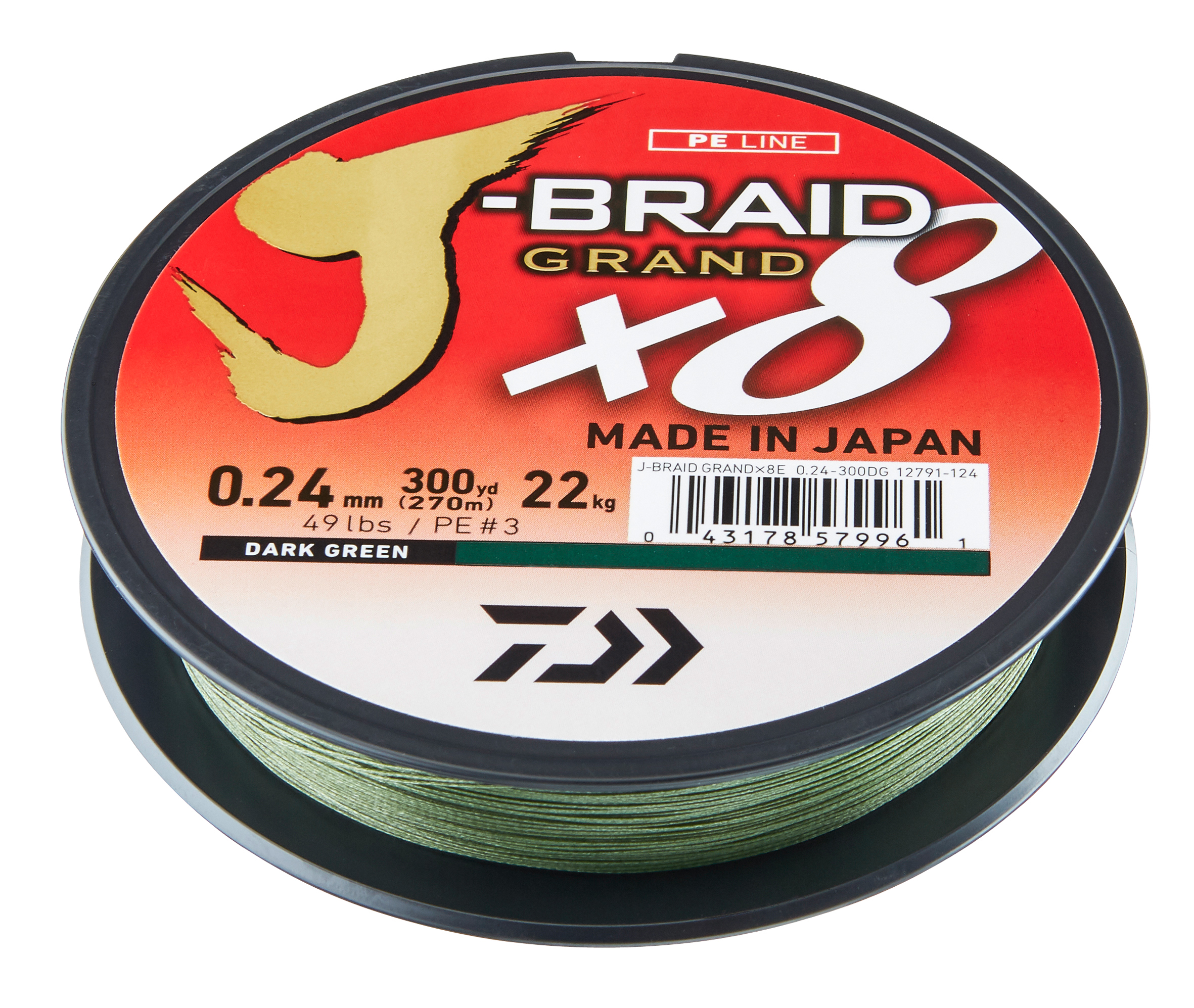 J-BRAID GRAND 135METERS DARK G