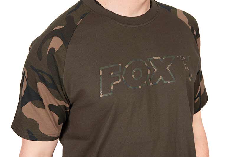 khaki / Camo Outline T - Mediuml