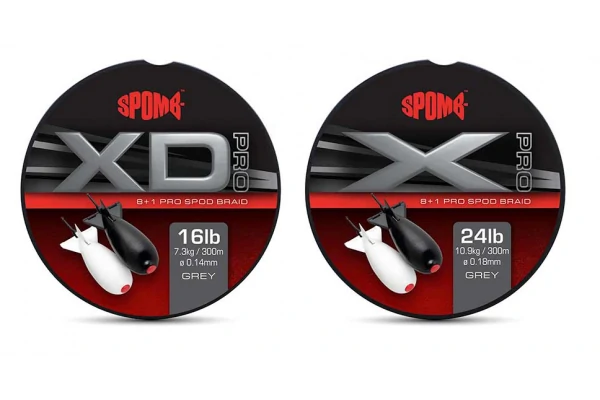 Spomb X Pro Braid Grey 8+1 0.18mm 24lbs