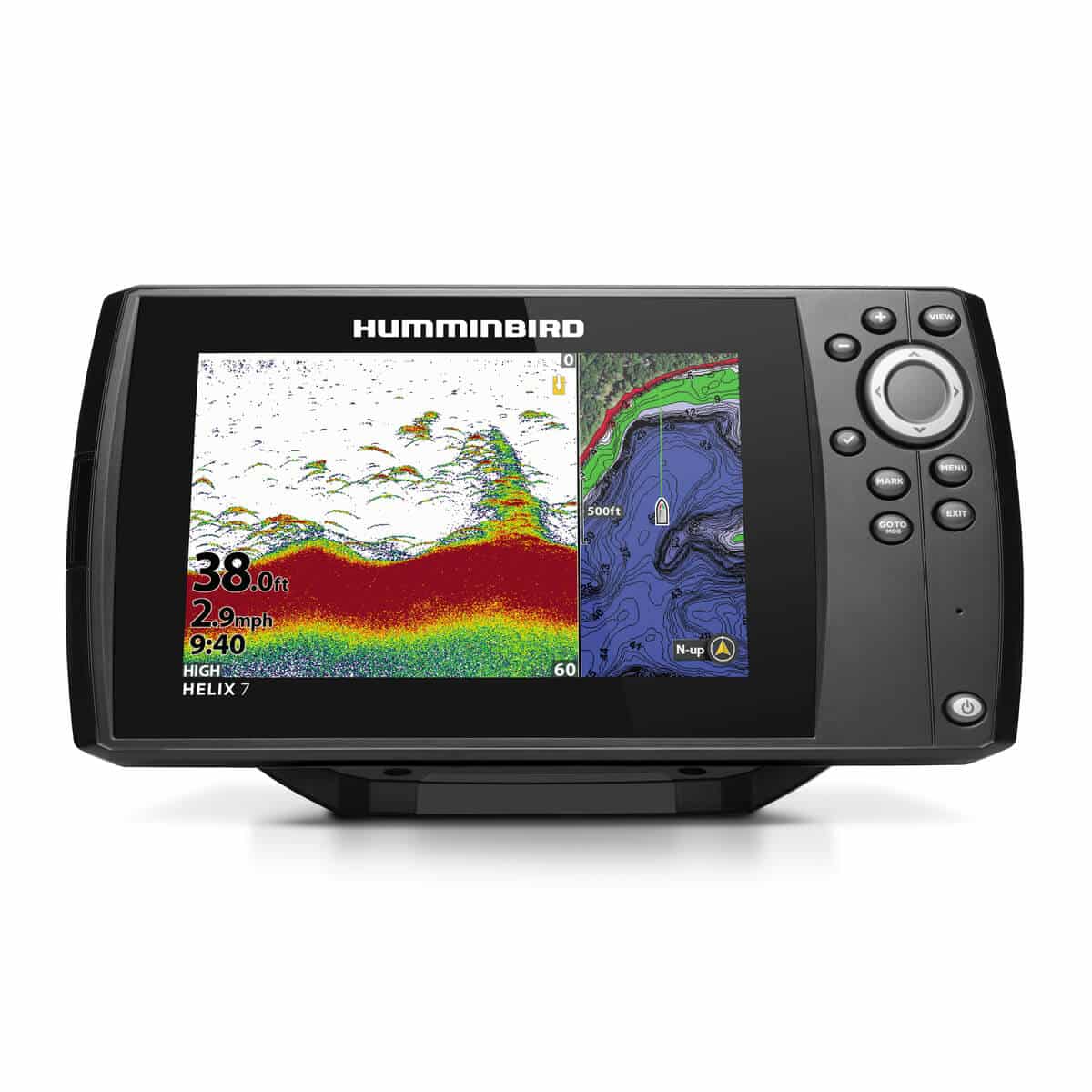 HELIX 7 CHIRP DS GPS G4 include trasduttore da poppa Dual Spectrum