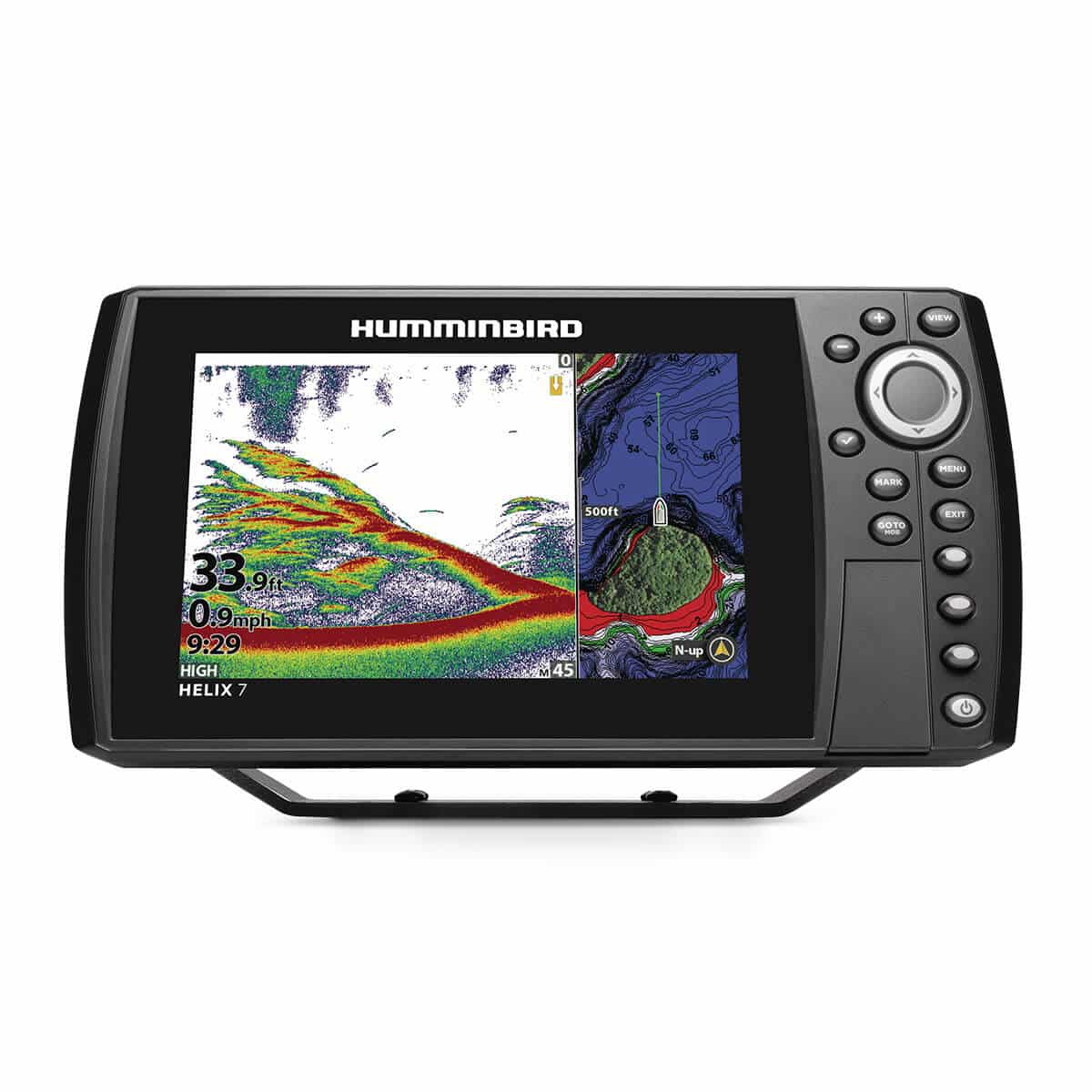 HELIX 7 CHIRP DS GPS G4N include trasduttore da poppa Dual Spectrum