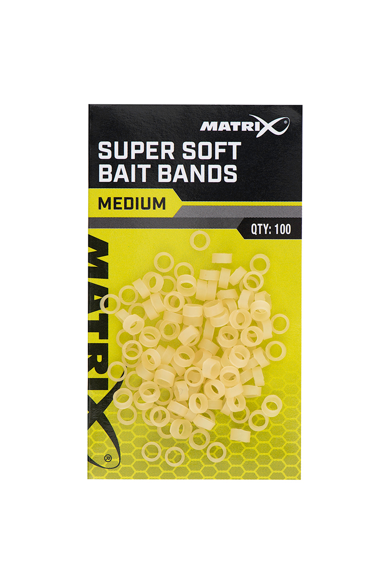 Matrix Super Soft Bait Bands Large 100pcs