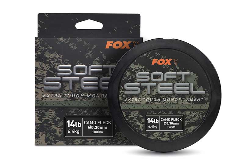 Soft Steel Fleck Camo Mono 14lb (6.4kg) 0.30mm x 1000m