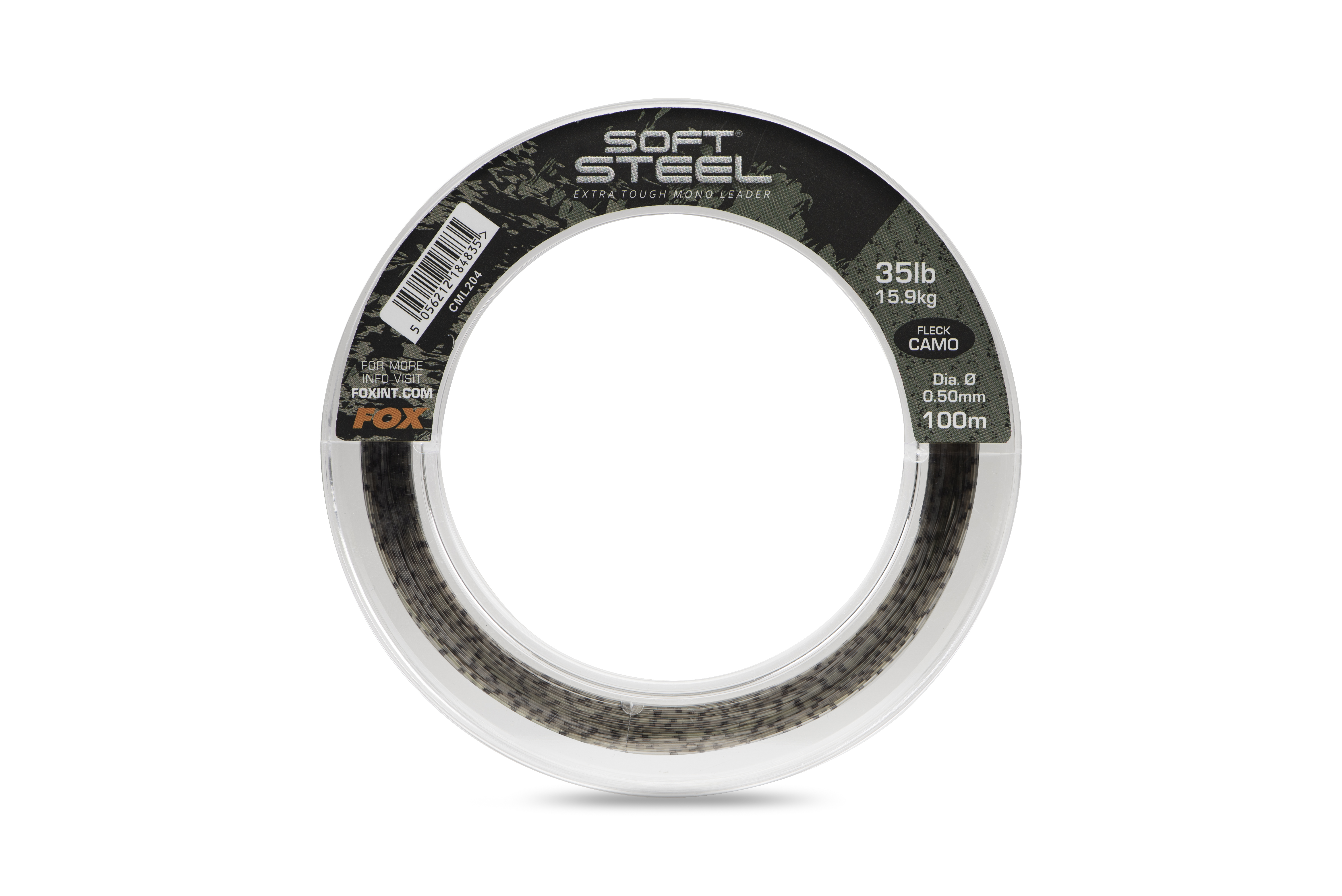 Soft Steel Fleck Camo Leader 35lb (15.9kg)  0.50mm x 100m