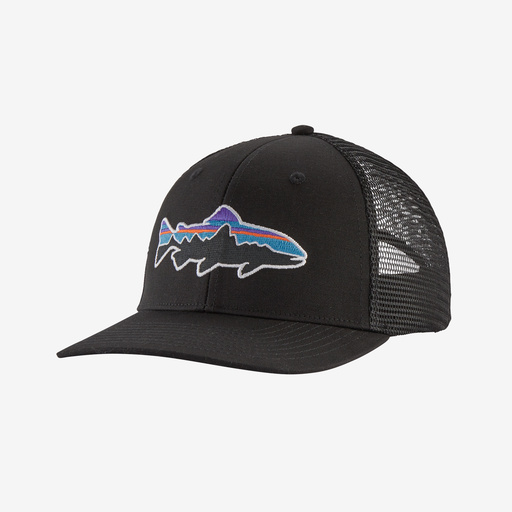 Fitz Roy Trout Trucker Hat - Black - ALL