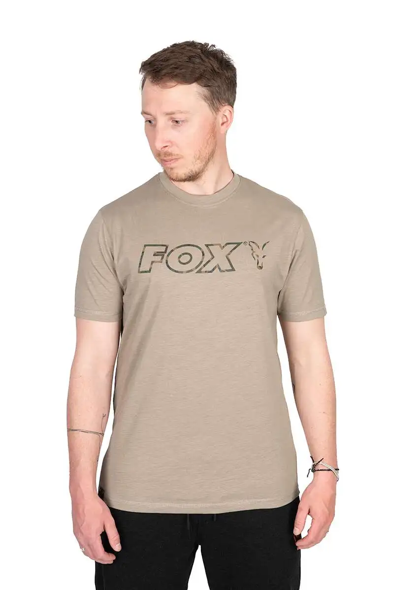 Fox Ltd LW Khaki large print T - 3XL