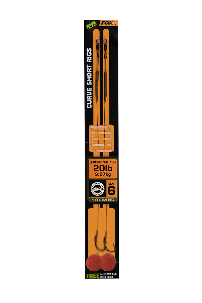 Edges Curve Short 6 - 20lb Camotex Semi Stiff x 2