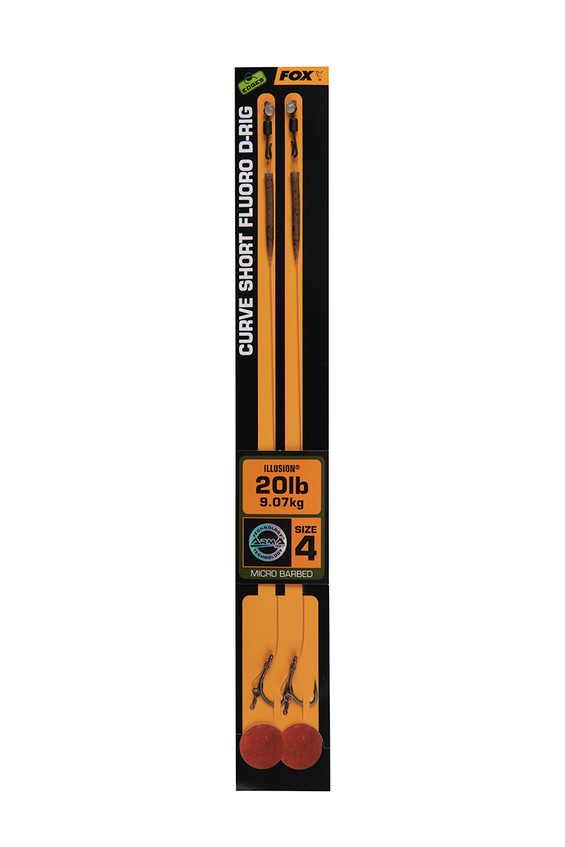 Edges Curve Short Fluoro D-Rig 2 - 30lb Illusion x 2