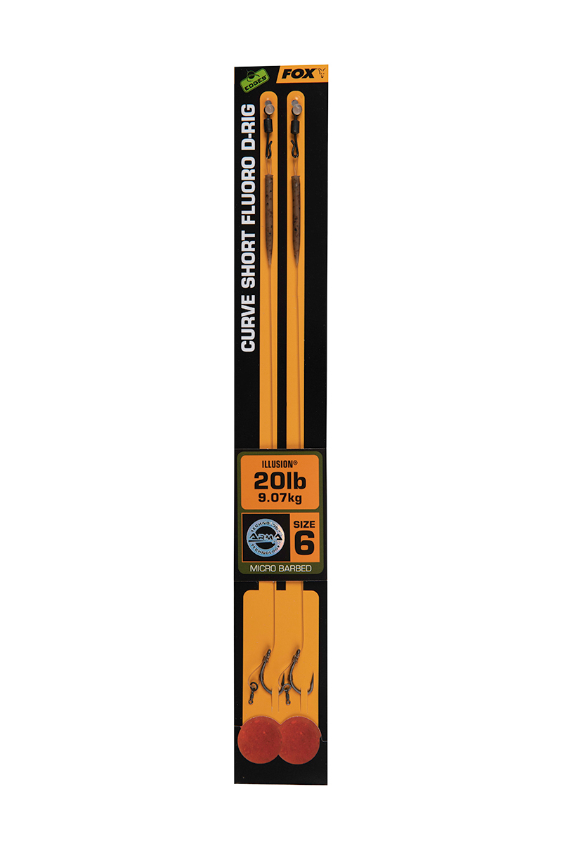 Edges Curve Short Fluoro D-Rig 6 - 20lb Illusion x 2