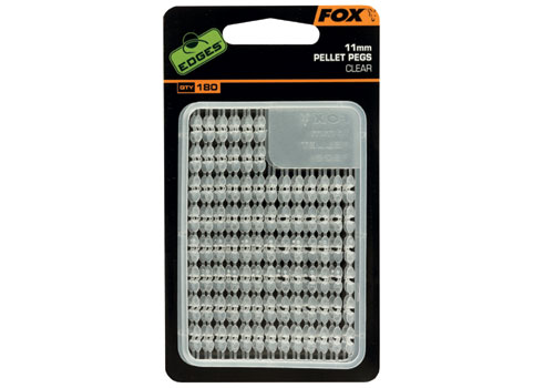 Edges Pellet Pegs 11mm x 2 clear