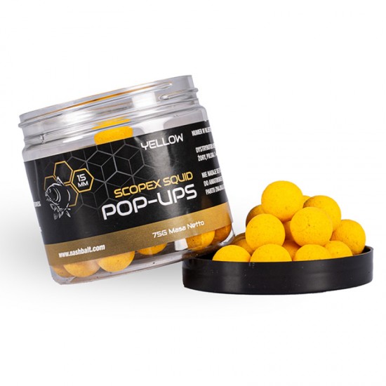 Scopex Squid Pop Ups 12mm 75g Yellow