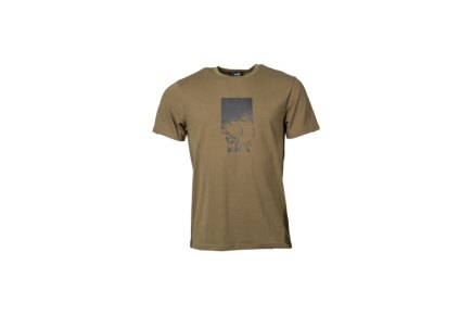 Make It Happen T Shirt Fish Logo Green S