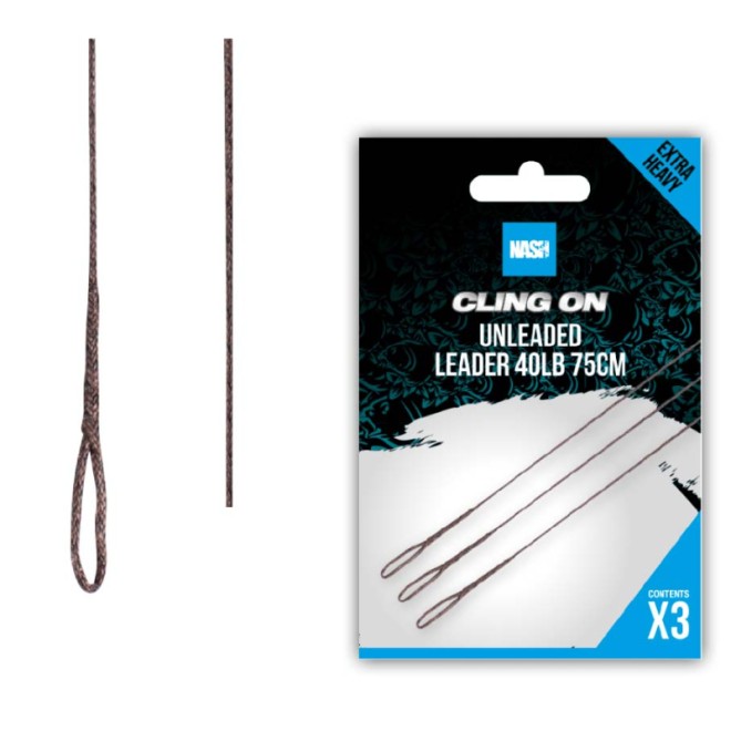Cling On Unleaded Leader 75cm