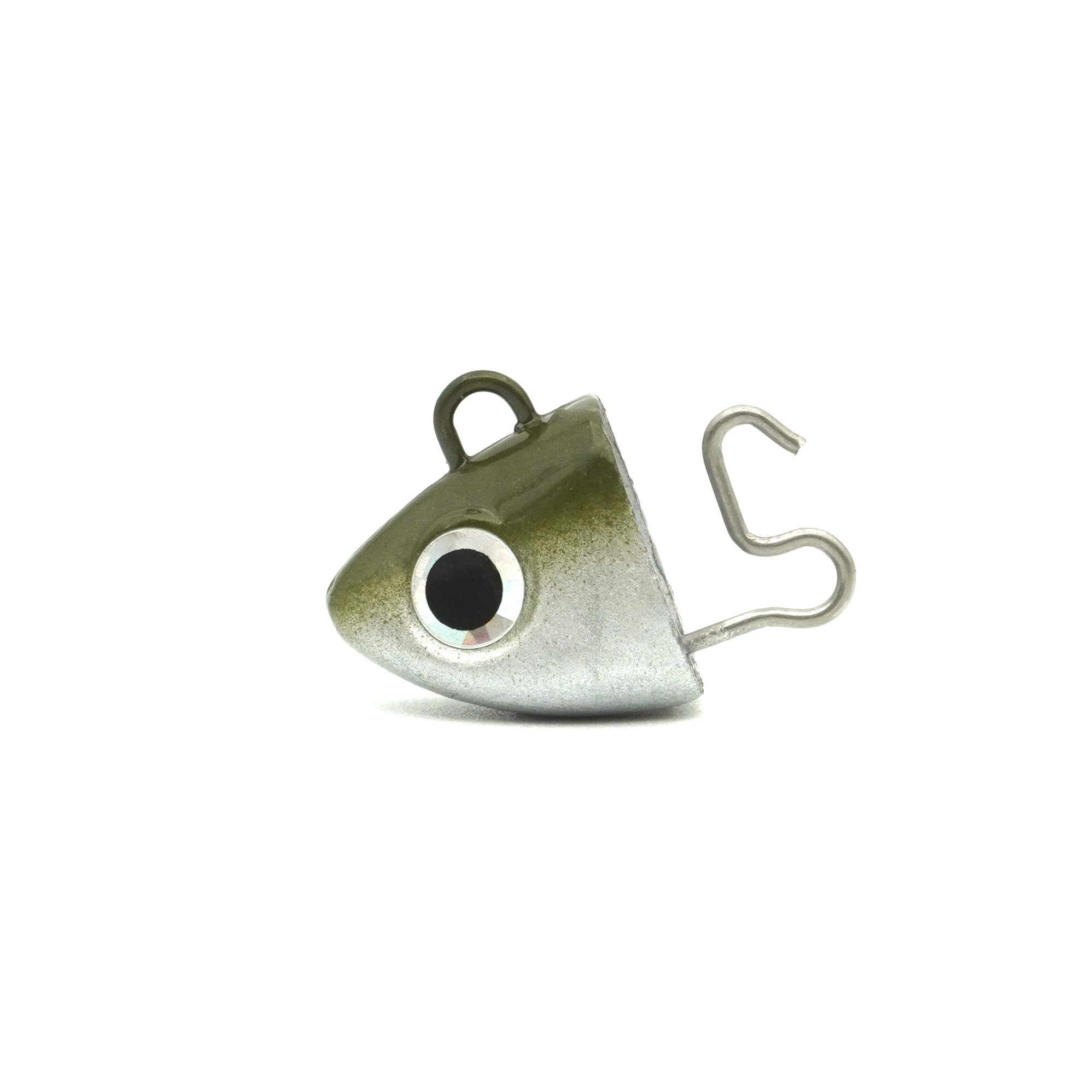 Black Minnow 2,5 - 105 - Jig Headss Search - 12g - Khaki qty. 2