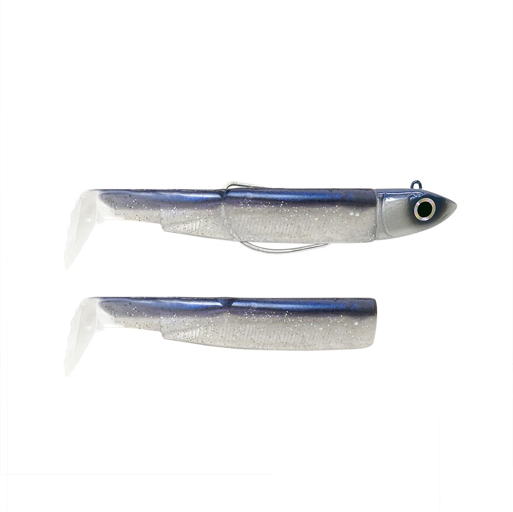 Combo Off Shore - 40g - Electric Blue + rech. Electric Blue Black Minnow 140
